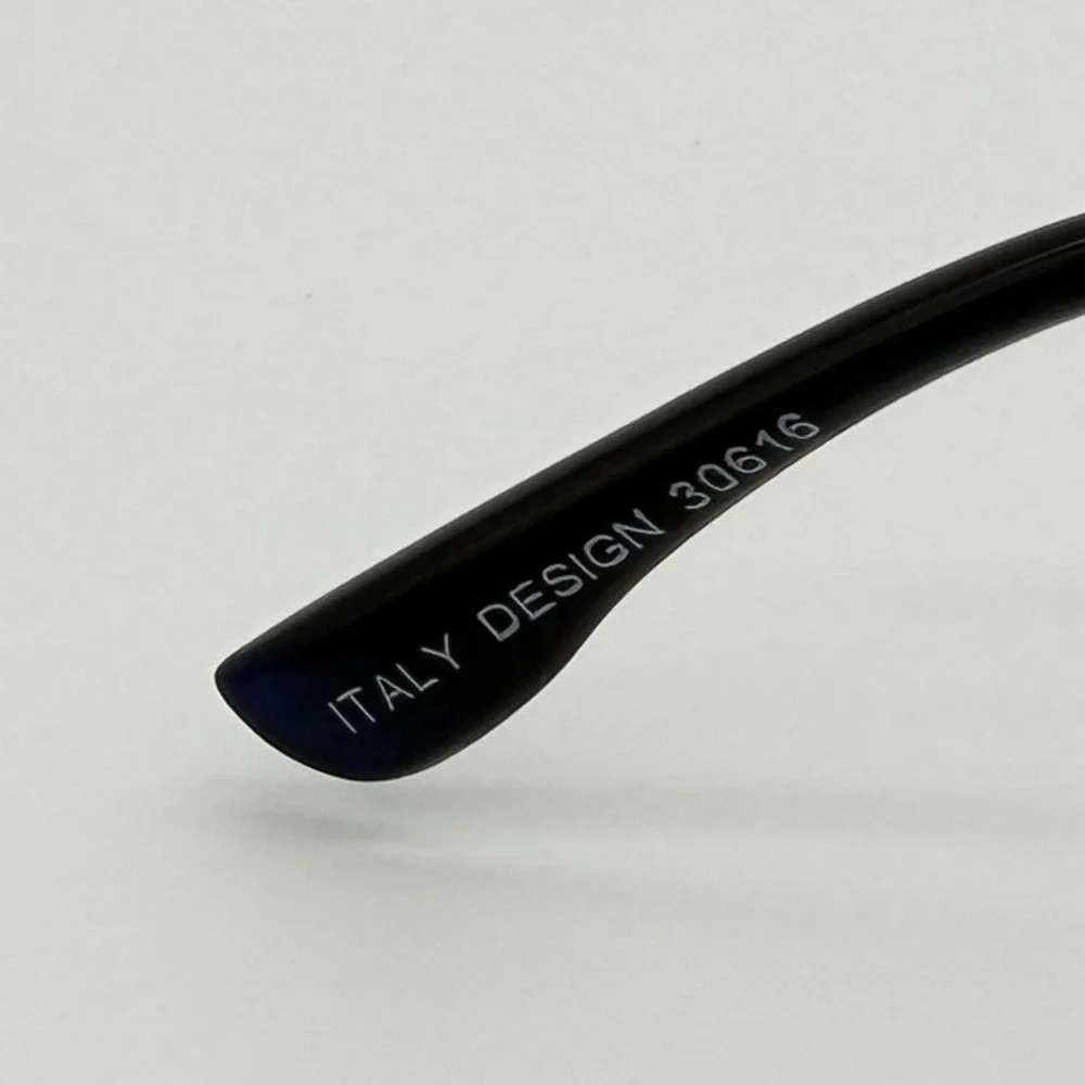 OCCI CHIARI Italy Design OC5117 Eyeglass Frames Blue Purple Glitter Temple 54-17